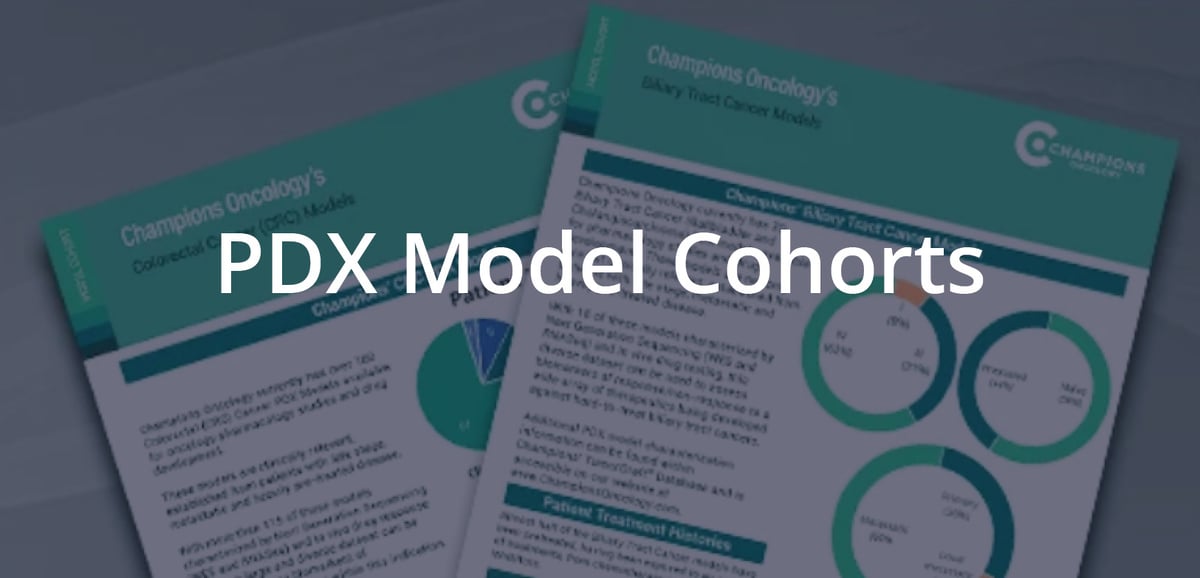 PDX Model Cohorts