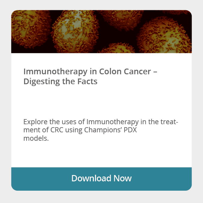 A Case study using Immunotherapy in CRC PDX Research