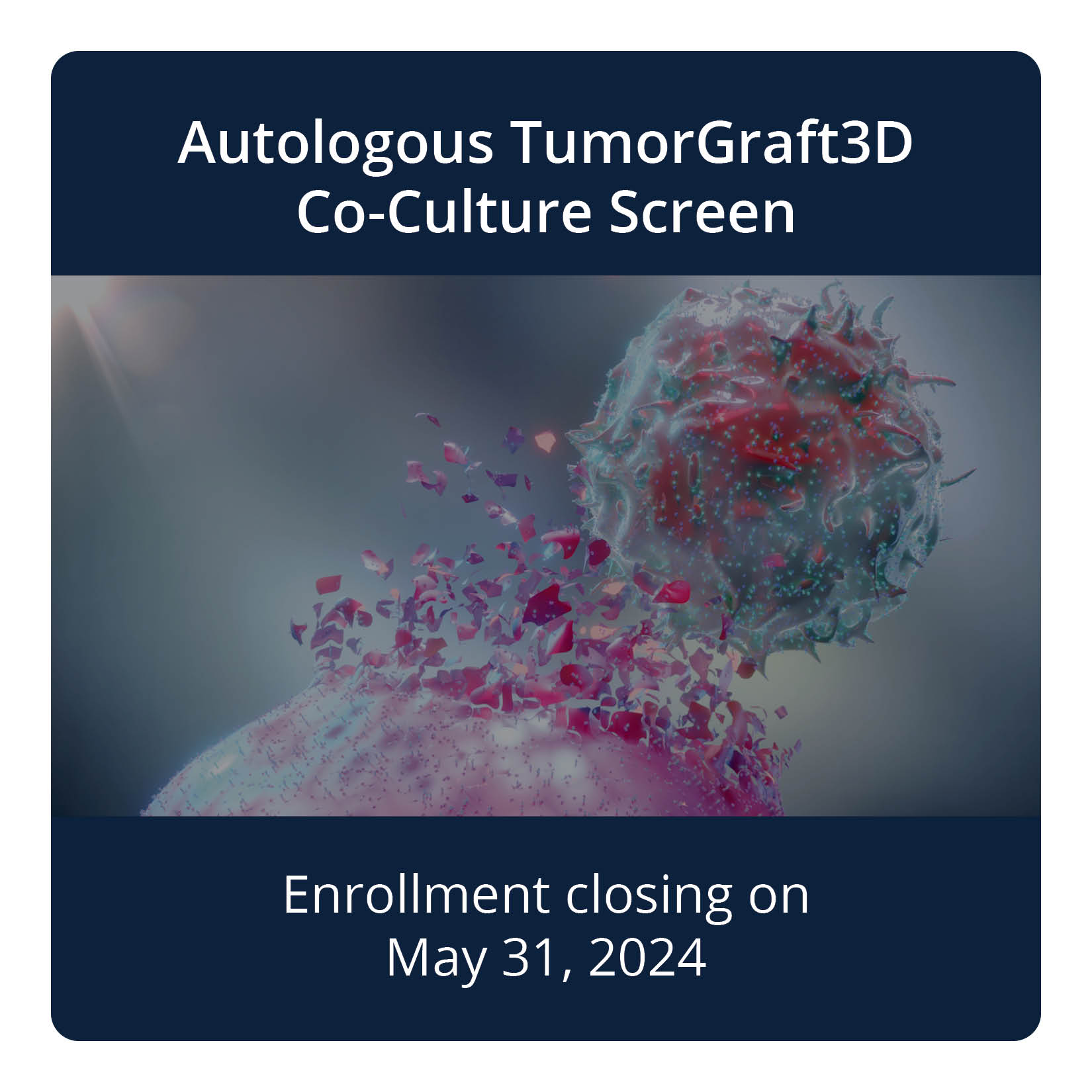 Screen Enrollment_Autologous TumorGraft3D Co-Culture Screen