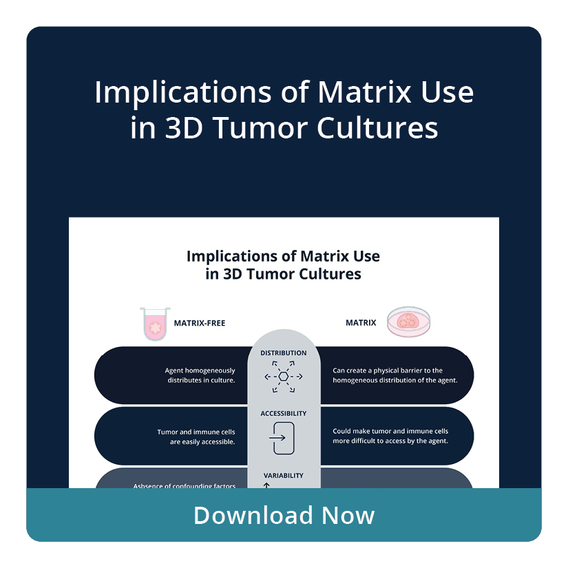 Implications of Matrix Use in 3D Tumor Cultures Infographic Sheet